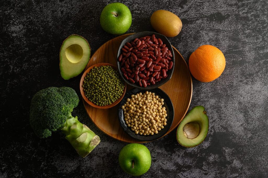 Ejemplo de menú vegano para mujeres en menopausia
