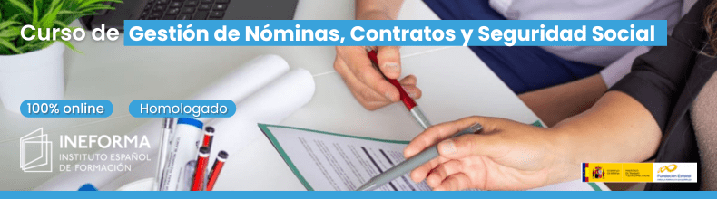 Banner del curso profesional para expertos en las diferencias entre contrato indefinido, temporal y fijo discontinuo.