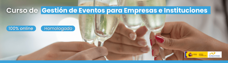 Banner informativo de Ineforma sobre cursos para evitar errores de protocolo en eventos empresariales.