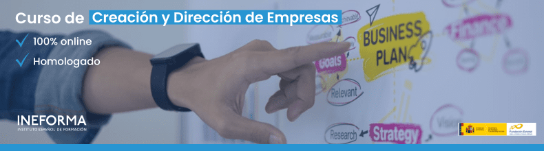 Curso de creación y dirección de empresas destinado a perfiles de dirección empresarial