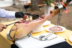 Técnicas profesionales de corte de jamón