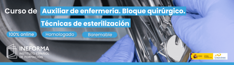 Curso de Auxiliar de enfermería. Bloque quirúrgico. Técnicas de esterilización